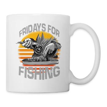 Fishing Men Sport Angler Fischer Hobby Angel - Mug - white - Right