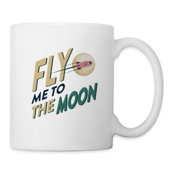 Fly me to the moon - Mug blanc - blanc - Droite