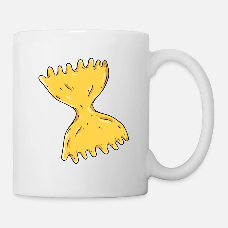 Nudel - Tasse - Weiß