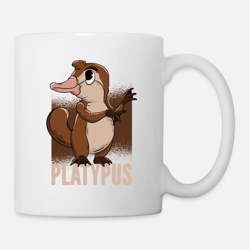 Schnabeltier - Tasse - Weiß