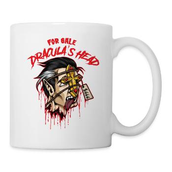 Vente Costume d’Halloween dracula’s Head - Mug blanc - blanc - Droite