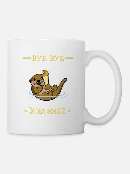 Kindergarten Einschulung Geschenk - Tasse - Weiß