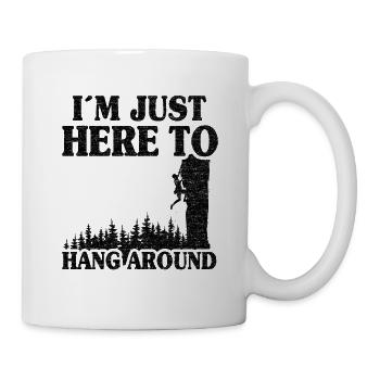 Klettern Geschenk Spruch Kletterer Bouldern - Tasse - Weiß - Rechts