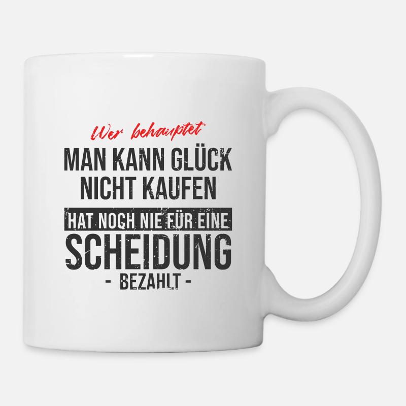 Scheidung - Tasse - Weiß