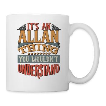 C’est une chose Allan que vous ne comprendriez pas - - Mug blanc - blanc - Droite