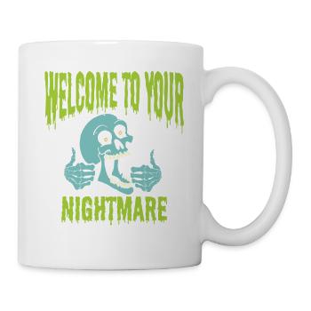 Halloween, das ist dein Albtraum - Tasse - Weiß - Rechts