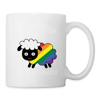 LGBT Rainbow Gay Heart Homosexuality - Mug - white - Right