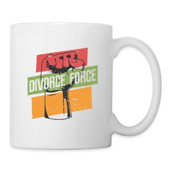 Scheidung Witziger Trennung Spruch Für Scheidung - Tasse - Weiß - Rechts