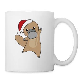 Platypus Christmas Platypuses cute animals - Mug - white - Right