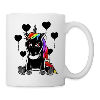 Halloween Unicorn Evil Bad Mythical Creature Horror - Mug - white - Right