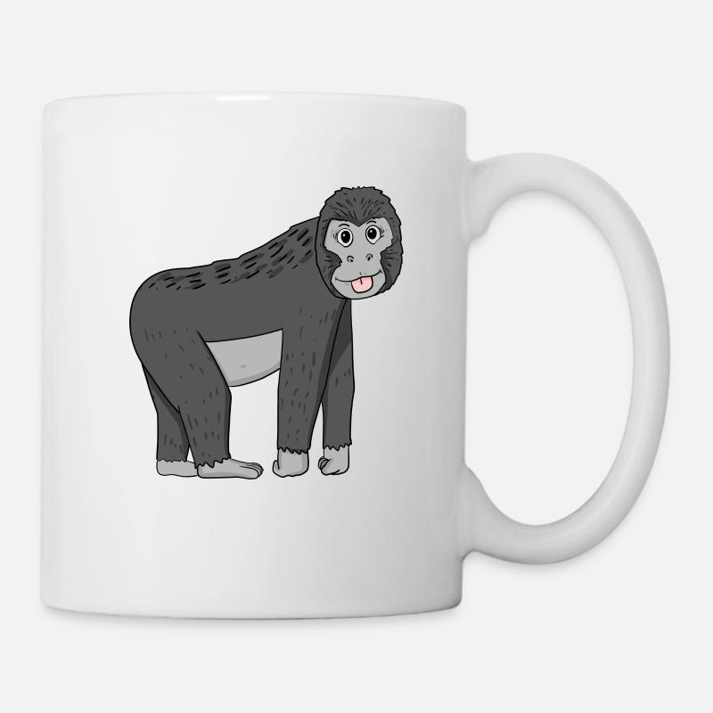 Gorilla - Tasse - Weiß