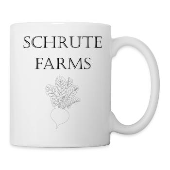 schrute farms - Mug - white - Right