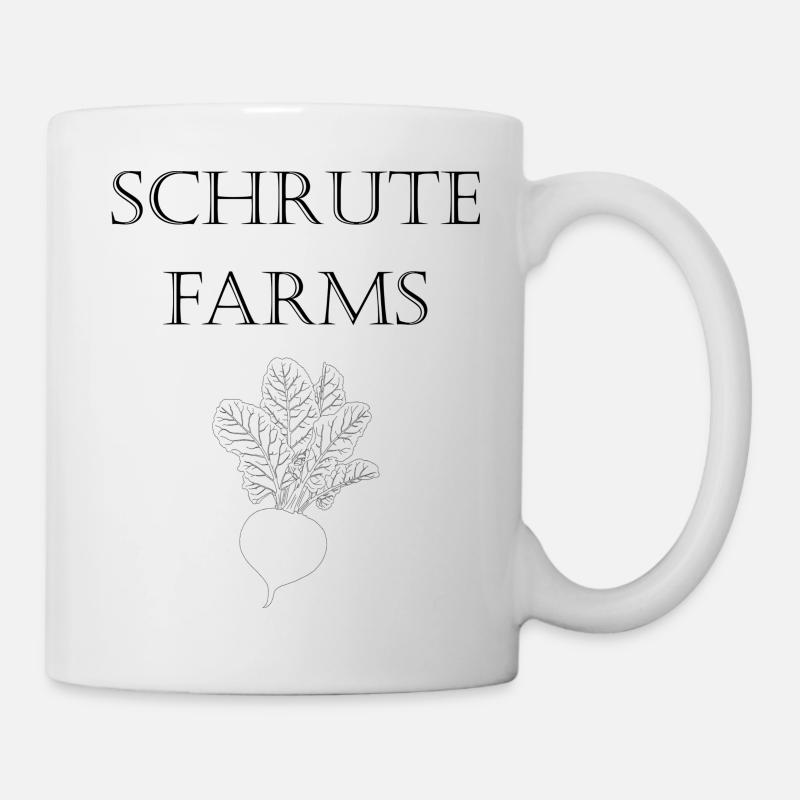 schrute Bauernhöfe - Tasse - Weiß