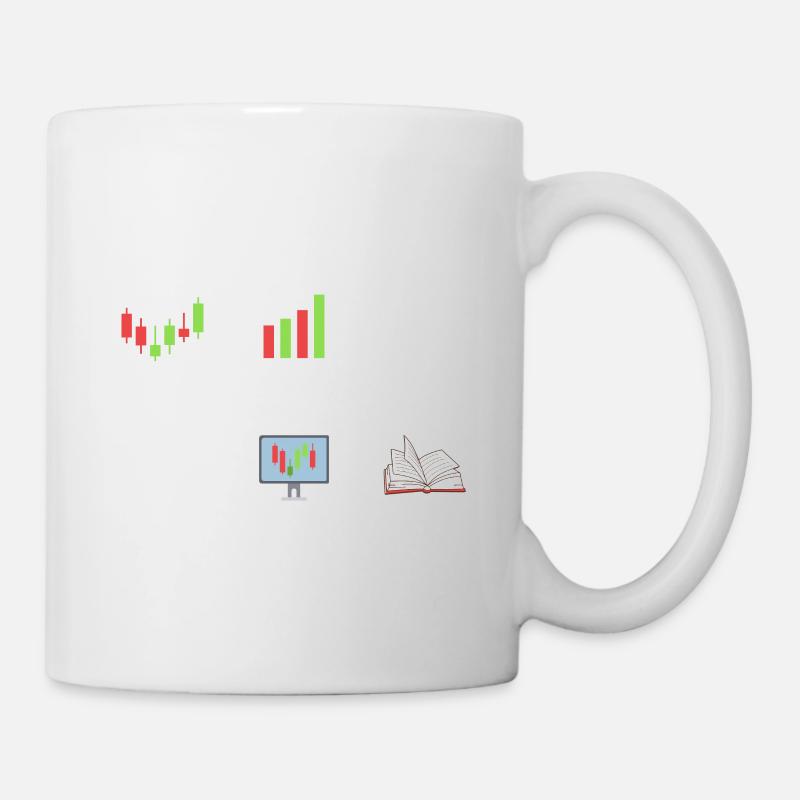 Dinge, die ich in meiner Freizeit mit Krypto tue - Tasse - Weiß