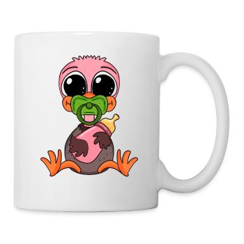 Baby Strauß - Tasse - Weiß - Rechts