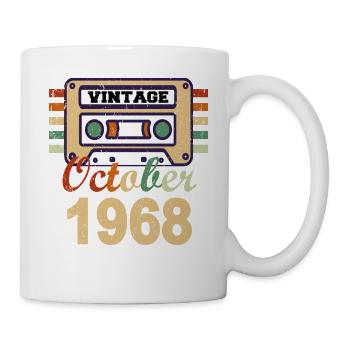 53rd birthday gift October 1968 - Mug - white - Right
