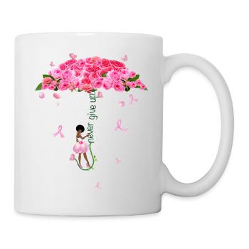 Octobre rose cancer du sein Cadeau femme - Mug blanc - blanc - Droite