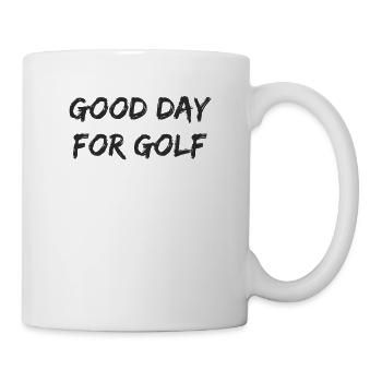 Golf - bonne journée pour le golf - Mug blanc - blanc - Droite