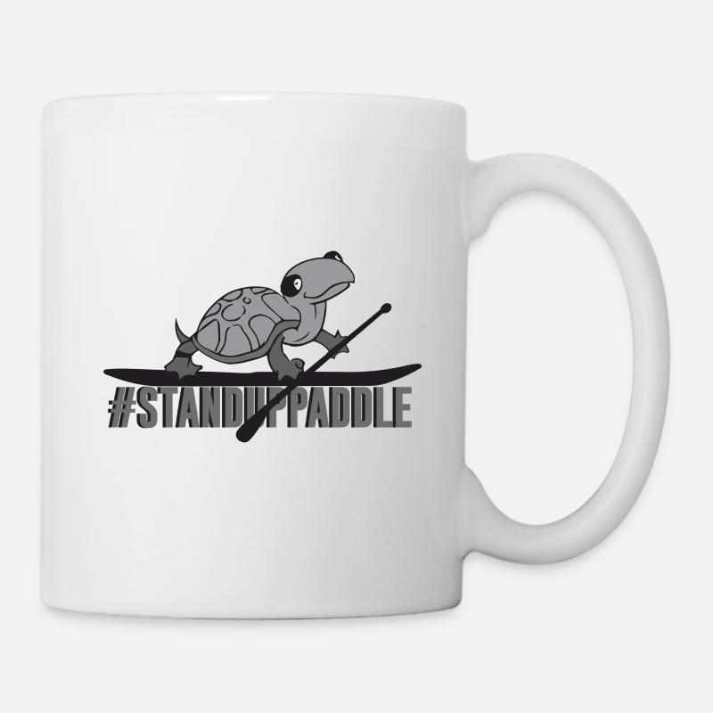 Stand Up Paddle - Tasse - Weiß