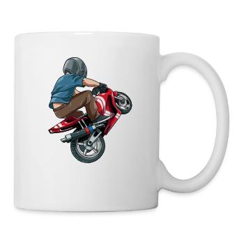 Motorcycle biker saying for a motorcyclist - Mug - white - Right