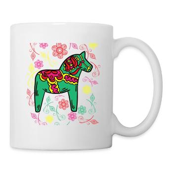 Dala Horse by The Manzanita´s - Tasse - Weiß - Rechts