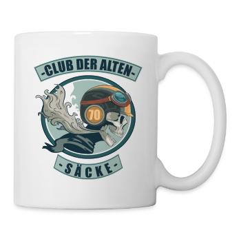 70 Jahre 70. Geburtstag Legendär Club der alten - Tasse - Weiß - Rechts