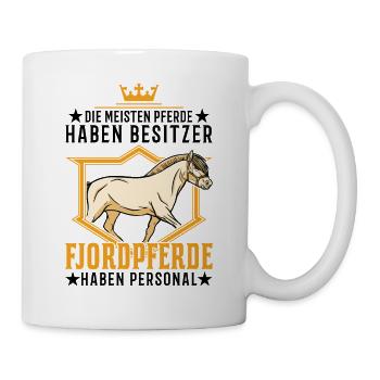 Fjordpferd Personal Norweger Fjord Pferd - Tasse - Weiß - Rechts