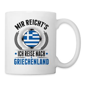 Griechenland Urlaub Rhodos Kreta Reise - Tasse - Weiß - Rechts