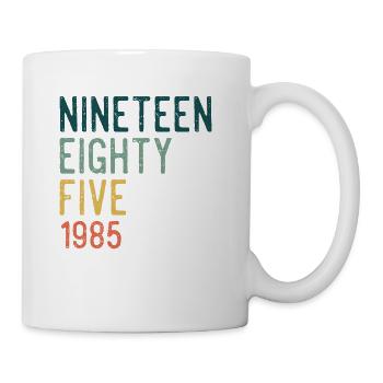 Vintage 1985 85 Birthday Retro Vintage Gift - Mug - white - Right