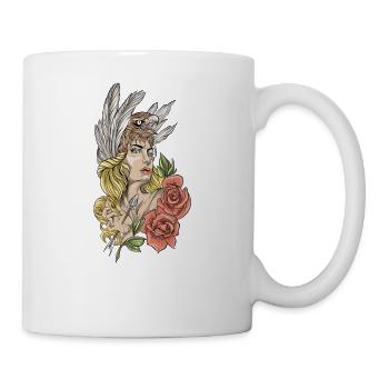 Athena Athene Athen Mythologie Gott Göttin Grieche - Tasse - Weiß - Rechts