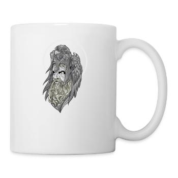Hades Cerberus Hölle Mythologie Gott Todes Tod - Tasse - Weiß - Rechts