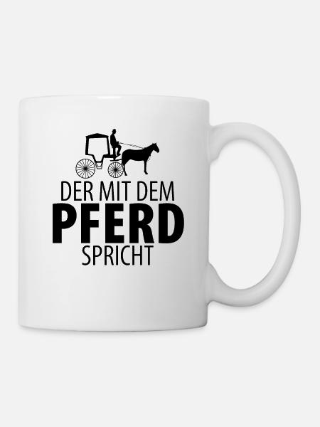 Kutscher Kutsche Pferdekutscher Kutschieren Herren - Tasse - Weiß