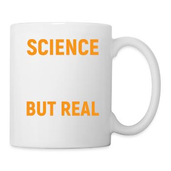 La science comme par magie mais réelle - Mug blanc - blanc - Droite