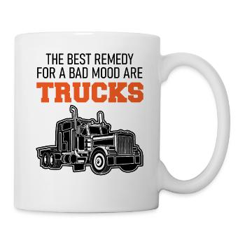 Camion Camion Camion Camion Slogan Cadeau - Mug blanc - blanc - Droite