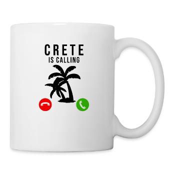Kreta Griechenland Urlaub Reise Spruch - Tasse - Weiß - Rechts