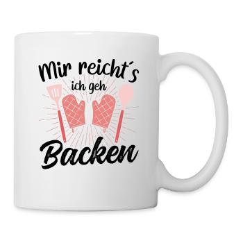 Bäckerin Bäckerinnen Konditorin Hobbybäckerin - Tasse - Weiß - Rechts