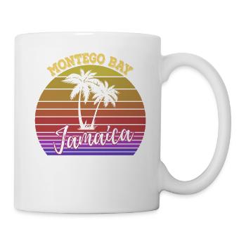 Montego Bay - Jamaika Fun Geschenk - Tasse - Weiß - Rechts