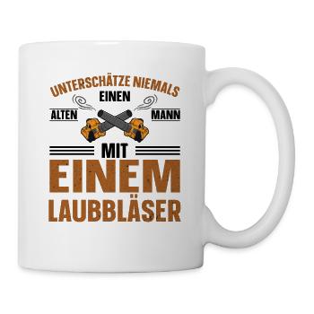 Landscapers Leaf Blowing Husband Father Gardens - Mug - white - Right