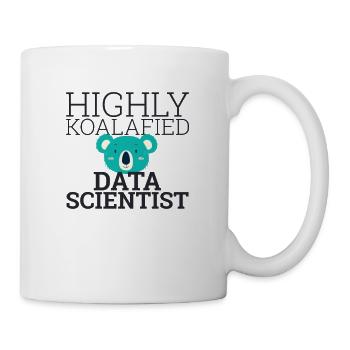 "Data Scientist Koalafied | Data Scientist" - Mug - white - Right