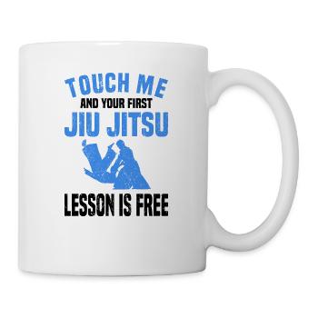 Ju Jutsu Brasilianisches Kampfkunsttraining - Tasse - Weiß - Rechts