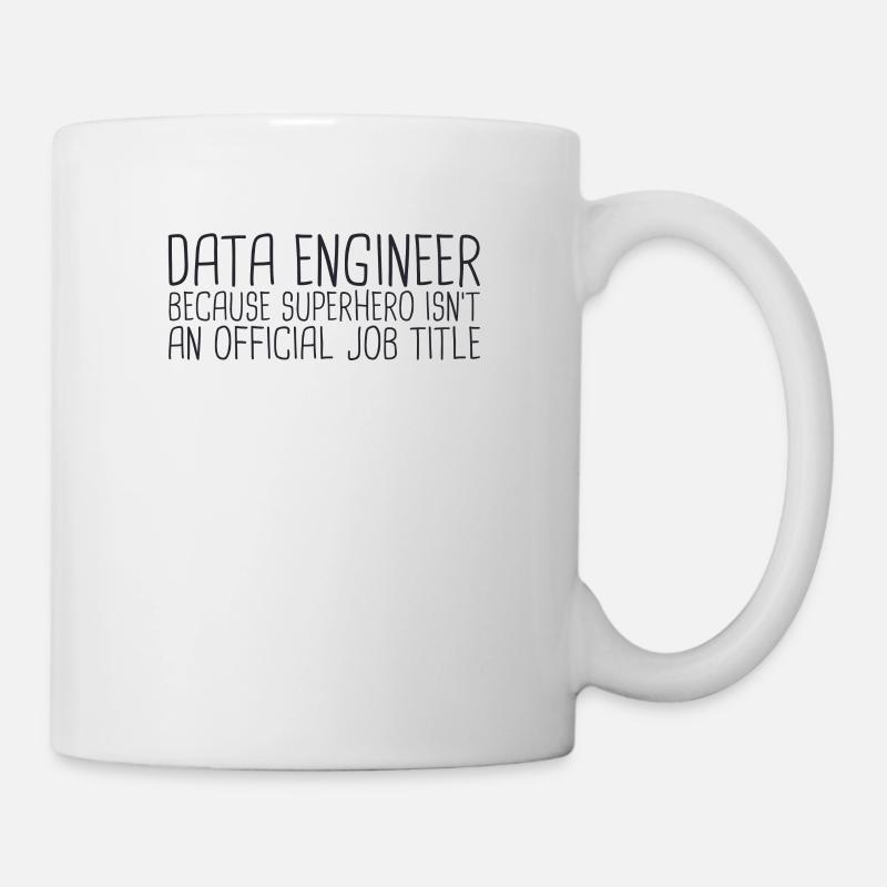 "Data Engineer Superhero | Data Scientist" - Tasse - Weiß