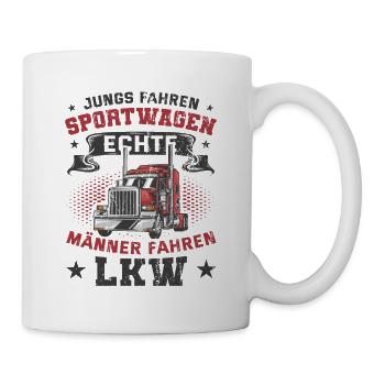 Chauffeur de camion - Real Men Drive Truck - Mug blanc - blanc - Droite