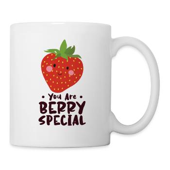 You Are Berry Special Beeren Erdbeere Früchte - Tasse - Weiß - Rechts
