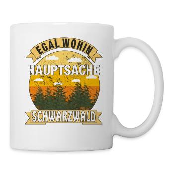 HAUPTSACHE SCHWARZWALD - Tasse - Weiß - Rechts