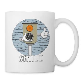 SMILE SPEED CAMERA - Mug - white - Right