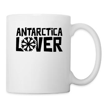 Antarktis Liebhaber Pinguin Antarktis Südpol - Tasse - Weiß - Rechts