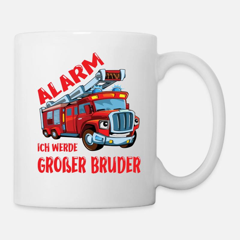Ich Werde Großer Bruder Grosser Bruder Geschenk - Tasse - Weiß