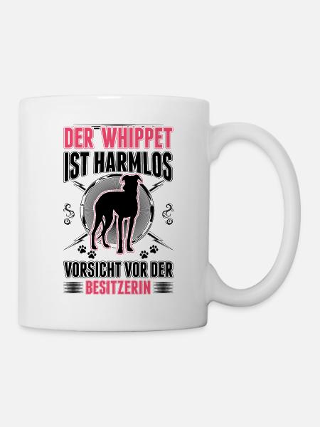 Whippet Besitzerin Windhund Sighthound - Tasse - Weiß