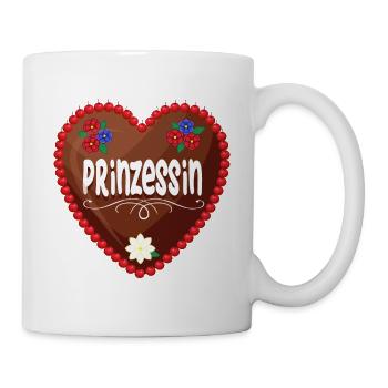 Trachten Ersatz Gwand Volksfest Dult Lebkuchenherz - Mug - white - Right
