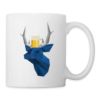 Trachten Ersatz Gwand Volksfest Dult Hirsch Mit - Mug - white - Right